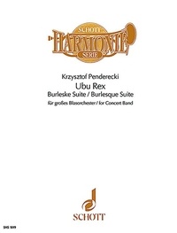 Krzysztof Penderecki - Ubu Rex - Burlesque Suite. wind band. Partition..