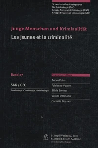 Les jeunes et la criminalité
