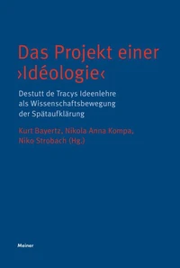 Das Projekt einer ›Idéologie‹