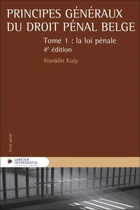 Principes généraux du droit pénal belge