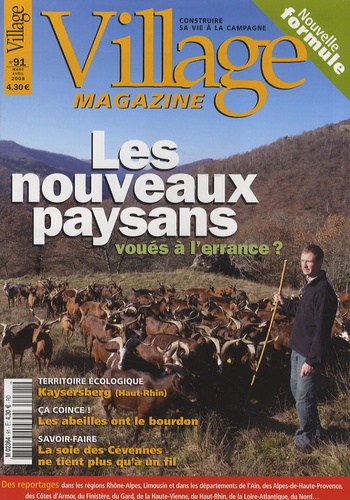 Philippe Guibert - Village Magazine N° 91, Mars-Avril 20 : Les nouveaux paysans voués à l'errance ?.