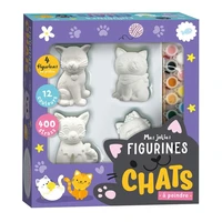 Mes jolies figurines chats à peindre