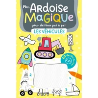 Mon ardoise magique pour dessiner pas à pas Les Véhicules