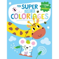 Mon super livre de coloriages Girafe