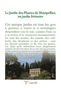Le jardin des plantes de Montpellier, un jardin littéraire