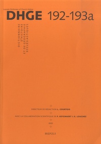 L. Courtois - Dictionnaire d’Histoire et de Géographie Ecclésiastiques - Tome 33, Fascicule 192-193a.