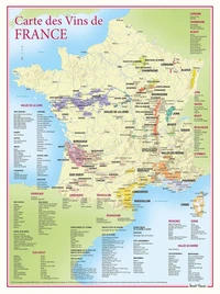 Carte des vins de France
