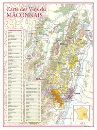 Carte des vins du Maconnais