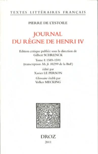 Journal du règne de Henri IV