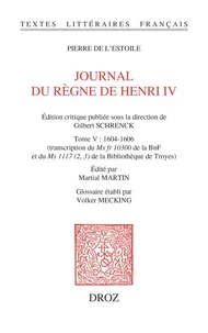Journal du règne de Henri IV