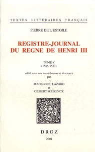 Registre-Journal du règne de Henri III