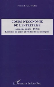 Cours d'économie de l'entreprise 2e année DEUG