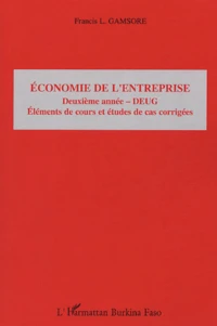 Economie de l'entreprise 2e année - DEUG