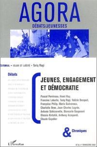 Tariq Ragi - Agora Débats/Jeunesse N° 30, 4e trimestre : Jeunes, engagement et démocratie.