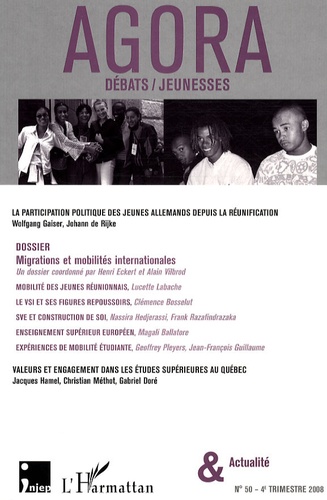 Henri Eckert et Alain Vilbrod - Agora Débats/Jeunesse N° 50 - 4e trimestre : Migrations et mobilités internationales.
