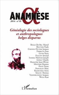 Jean Ferrette - Anamnèse N° 10/2014 : Généalogie des sociologues et anthropologues belges disparus.