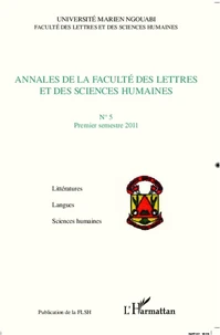 Annales de la faculté des lettres et des sciences humaines N° 5, premier semestre 2011
