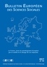  L'Harmattan - Bulletin européen des sciences sociales N° 14 : .
