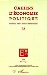  L'Harmattan - Cahiers d'économie politique N° 36 : .