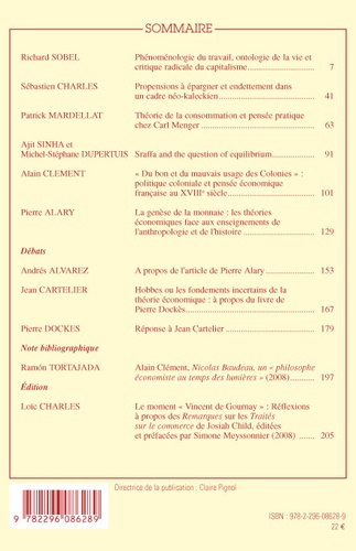 Cahiers d'économie politique N° 56, 2009