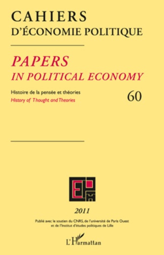 Claire Pignol - Cahiers d'économie politique N° 60/2011 : .