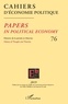 Patrick Mardellat - Cahiers d'économie politique N° 76/2019 : Histoire de la pensée et théories.