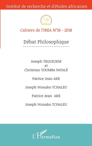 Cahiers de l'IREA N° 18 Débat philosophique