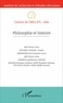  IREA - Cahiers de l'IREA N° 5, 2016 : Philosophie et histoire.