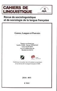 Genres, langues et pouvoirs