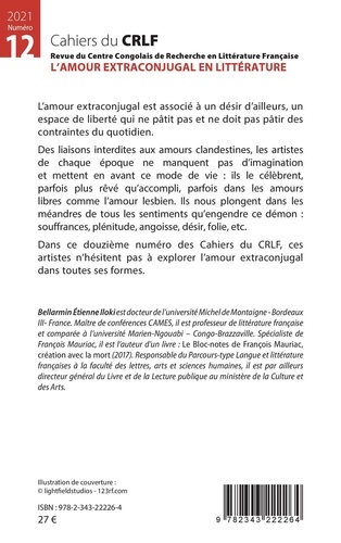 Cahiers du CRLF N° 12/2021 L'amour extraconjugal en littérature