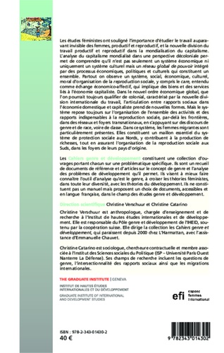 Cahiers genre et développement N° 9/2013 Genre, migrations et globalisation de la reproduction sociale