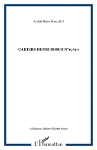 Cahiers Henri Bosco N° 19-20