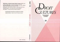 Droit et cultures N° 24