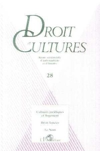  DROIT ET CULTURES 28 - Droit et cultures N° 28 : .