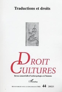  Anonyme - Droit et cultures N° 44-2002/1 : Traductions er droits.