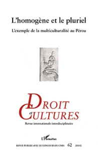 L'homogène et le pluriel