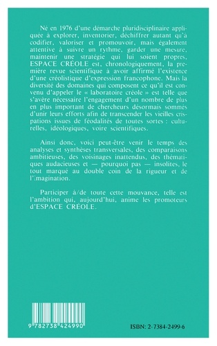 Espace créole N° 8, 1994 Français-créole Créole-français
