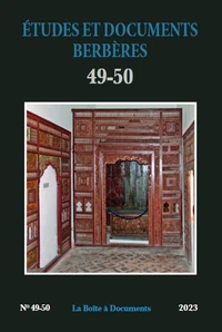 Etudes et documents berbères N° 49-50/2023
