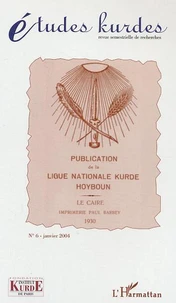 Etudes kurdes N° 6, janvier 2004