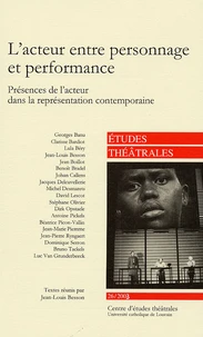 L'acteur entre personnage et performance