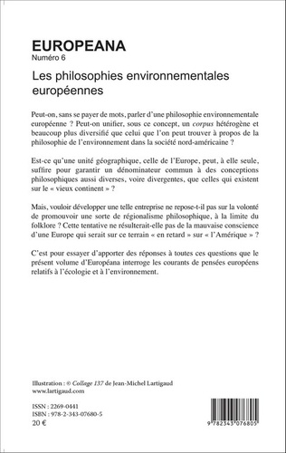 Europeana N° 6 Les philosophies environnementales européennes