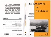  L'Harmattan - Géographie et Cultures N° 18, été 1996 : .