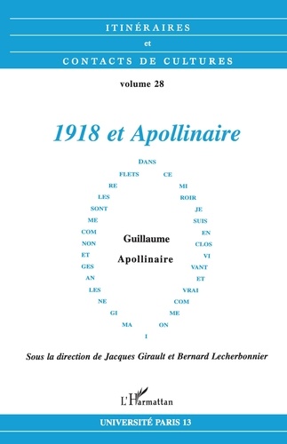 Itinéraires et contacts de cultures N° 28 1918 et Appolinaire