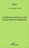 Clément Akpoué - La palabre N° 1/2016 : L'exigence de qualité dans nos universités.
