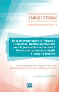 Enseigner/apprendre le français à l'université