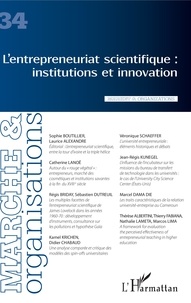 Vanessa Casadella et Bérangère Szostak - Marché et Organisations N° 34 : L'entrepreneuriat scientifique - Institutions et innovation.