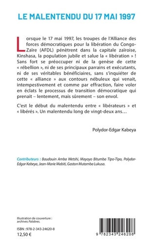 Palabres zaïro-congolaises N° 1/2021 Le malentendu du 17 mai 1997
