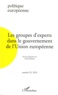 Cécile Robert - Politique européenne N° 32, 2010 : Les groupes d'experts dans le gouvernement de l'Union européenne.