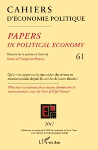Qu'a-t-on appris sur la répartition du revenu en macroéconomie depuis les années de haute théorie ?