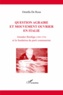  L'Harmattan - Question agraire et mouvement ouvrier en Italie - Amadeo Bordiga (1889-1970) et la fondation du parti communiste.